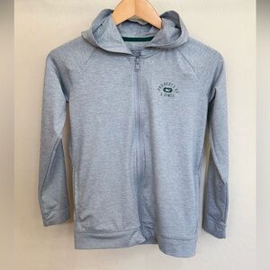Vineyard Vines Kids Heather Gray Full‑Zip Performance Hoodie Like New w/o tags
